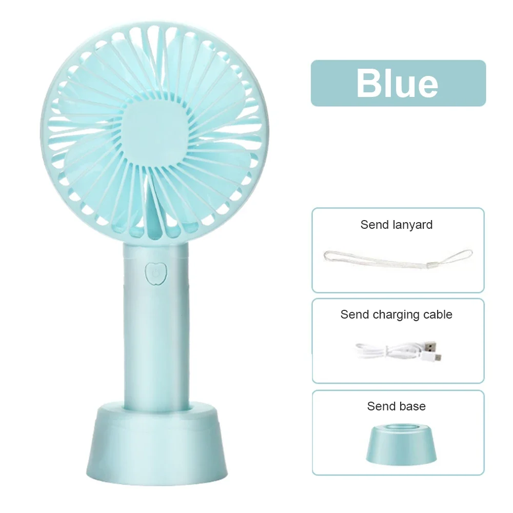 Portable Mini USB Rechargeable Handheld Fan - Silent Pocket Cooling Fans