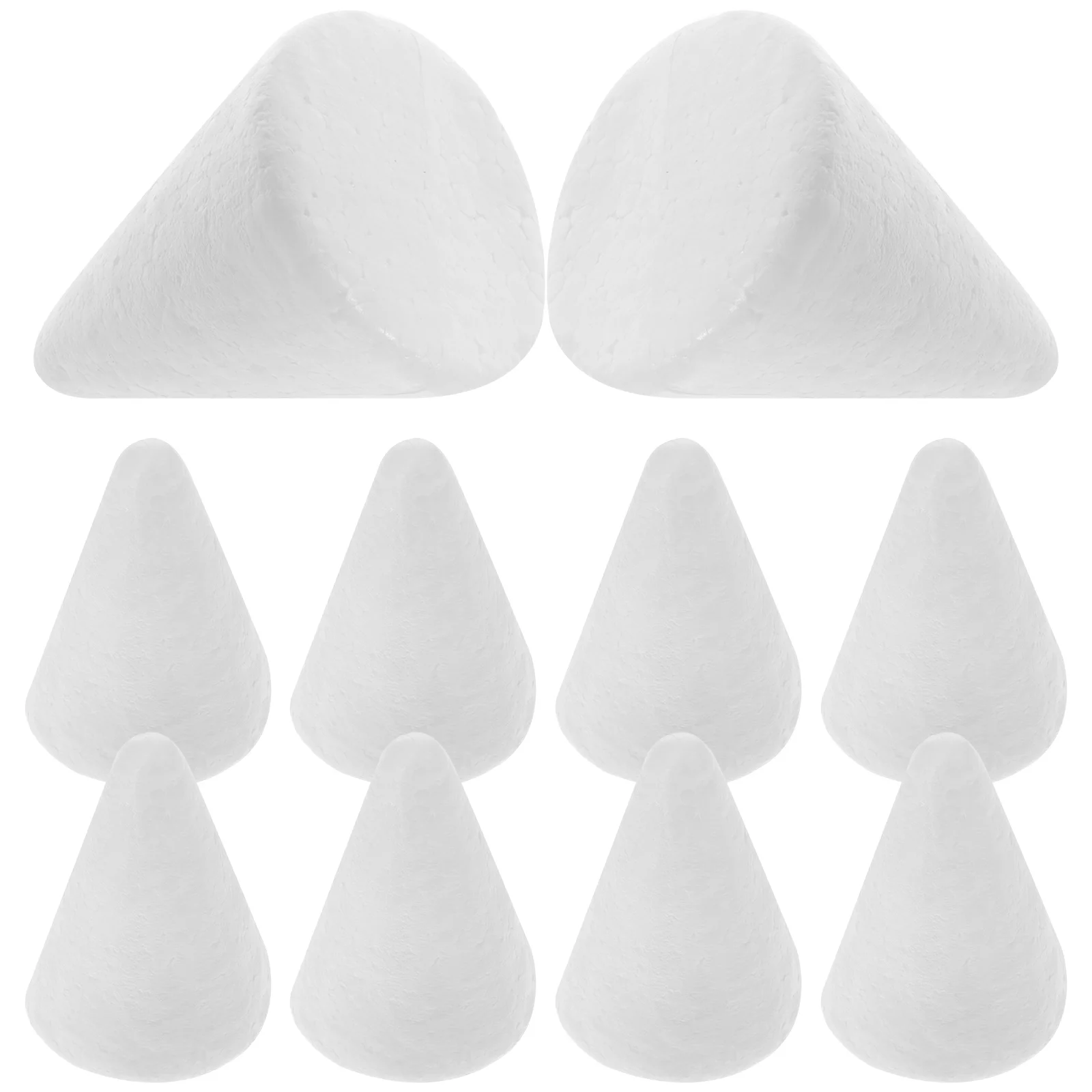 2 قطعة المخاريط رغوة 38X13.5 سنتيمتر الحرفية مخروط Diy بها بنفسك شجرة عيد الميلاد الديكور النحت مشروع الفن التعليمي #3