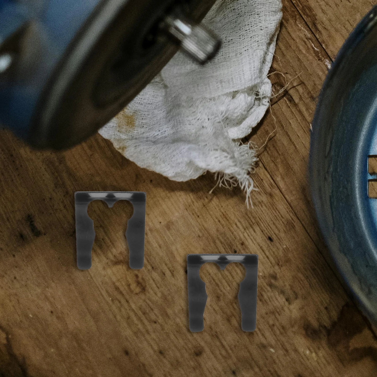 

10Pcs Universal Brake Line Clips Iron Retainer Clip for Parking Brake Cable Automotive Wire Harness Ties Shifter Housing Clamp