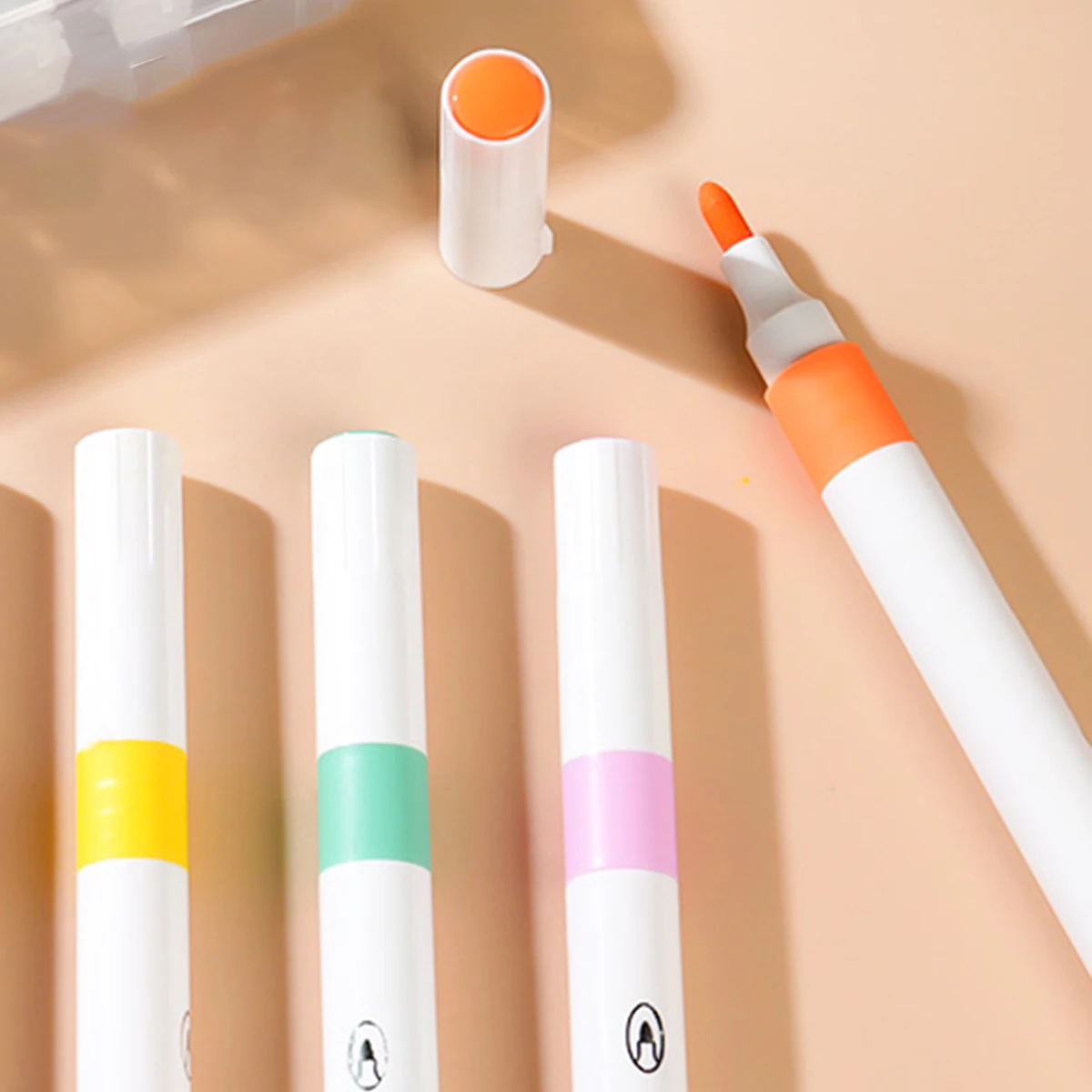 12-80 لون مجموعة الاكريليك الطلاء أقلام تلوين القلم روك اللوحة للأطفال الكتابة على الجدران حجر السيراميك الزجاج الخشب Crafts بها بنفسك الحرف لوازم الفن #6