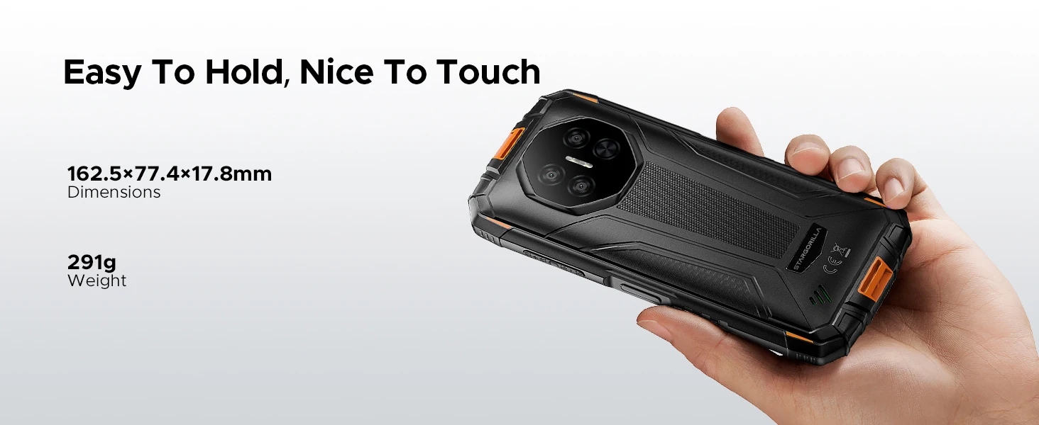 DOOGEE 5.5" Fire 3 Rugged Phone 12GB RAM(3+9) 64GB ROM 8350mAh Battery Android 16 Widevine L1 Google Pay Support Smart Phone NFC
