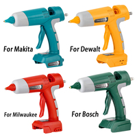 Cordless Hot Melt Glue Gun for Makita/Dewalt/Milwaukee/Bosch 18V 20V Li-ion Battery Digital Display Glue Gun for 11mm Glue Stick