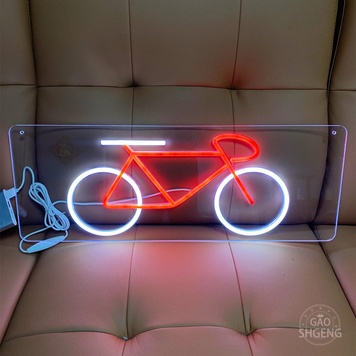 Bicycle neon signs apply to shops, bike shops, bike shop accessories to create an atmosphere to make your shop more attractive