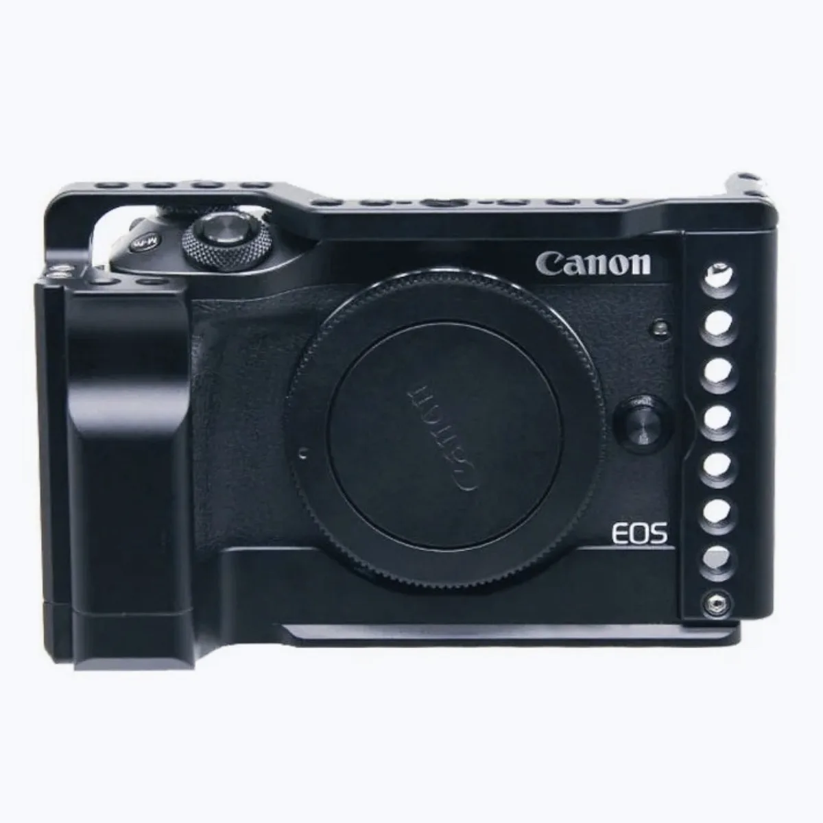 Full Cage for Canon EOS M6 ii Mark2 Camera Vlog Video Shoot Stabilizer Frame Rig 1/4 3/8 Arca-Swiss RRS for Monitor Holder Flash