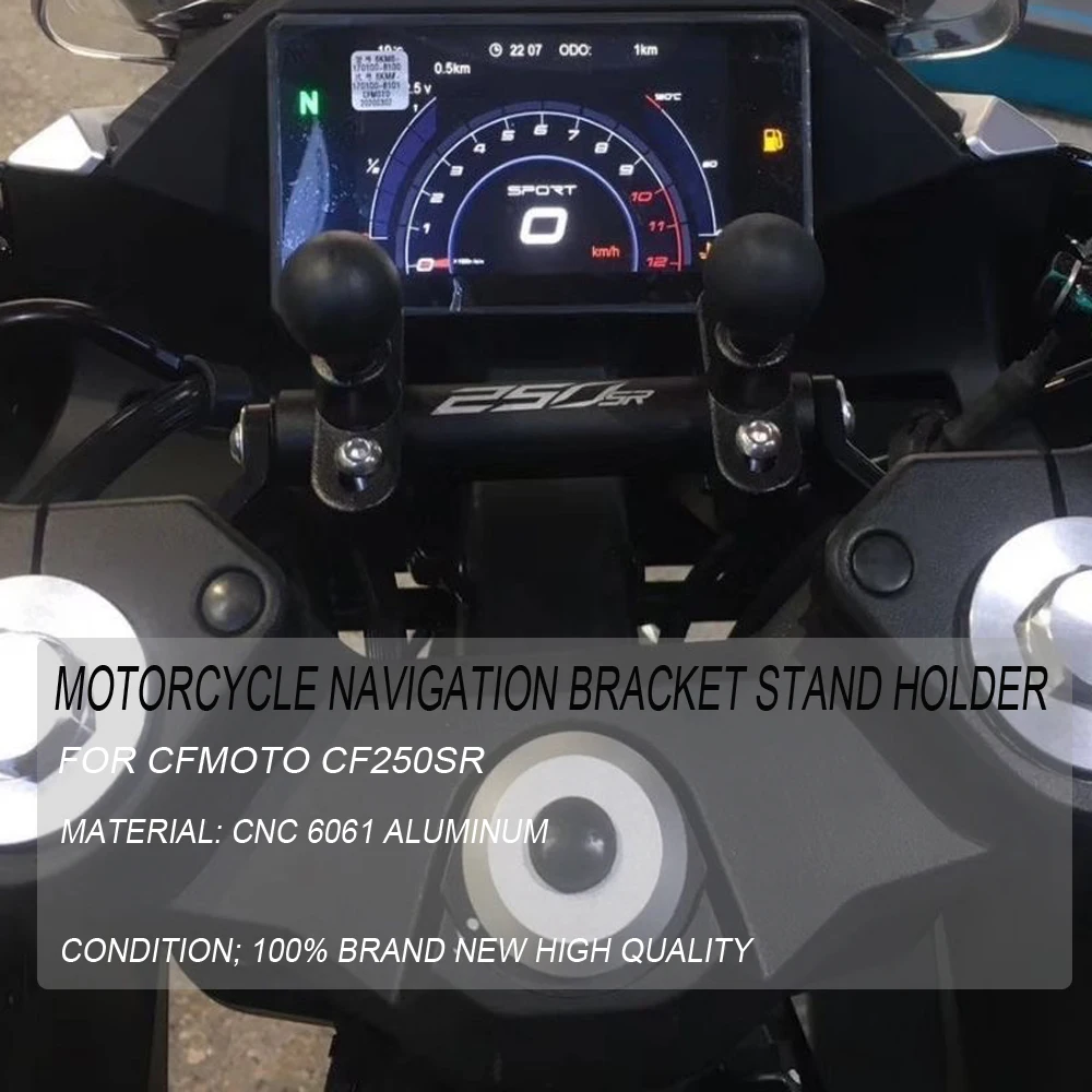 

Motorcycle Navigation Bracket Stand Holder For CFMOTO CF250SR 250SR Phone Mobile Phone GPS Plate Bracket