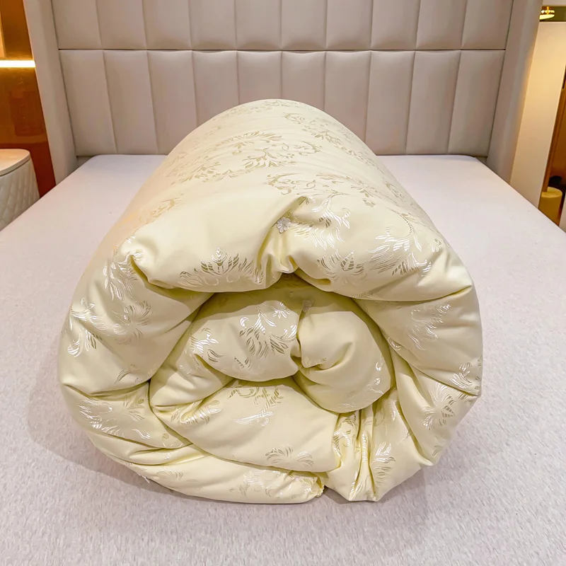 100% Natural Mulberry Silk Comforter King Queen Twin New Summer Cool Duvet Winter Warm Thick Blanket Single Couple Bedding Quilt