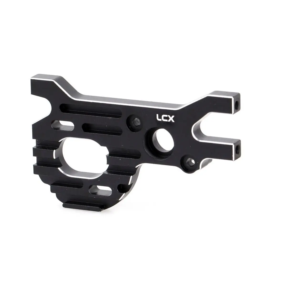 LCX Racing 1/10 RC Crawler CNC Aluminum Transmission Motor Mount Plate for Axial SCX10 PRO Upgrades Parts Accessories