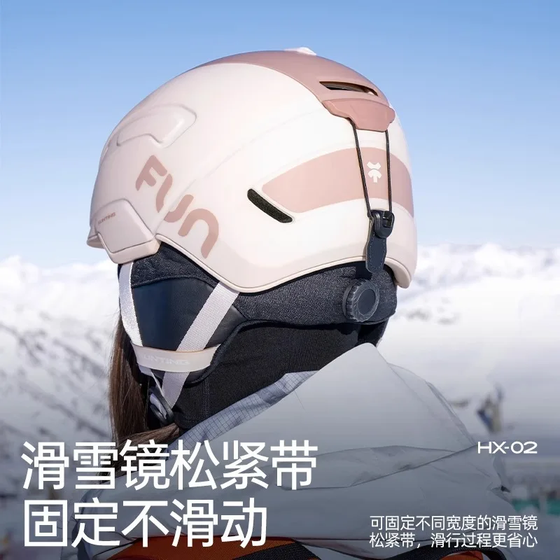 

Профессиональный лыжный шлем, женский сноуборд, защита от столкновений, лыжное снаряжение для взрослых, зимний лыжный шлем, мужская защита от холода