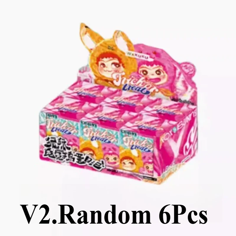 

Милый подарок на день рождения Wakuku Aw Fuzzy Trend Fun Party Series слепая коробка кукла сумка кулон сумка для боли украшение орнамент загадочная коробка