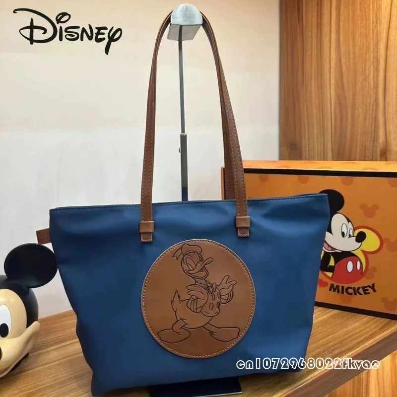 Disney's New Women's Shoulder Bag Is A Fashionable Commuting High-capacity Women's Handbag, Cartoon Casual Women's Shopping Bag