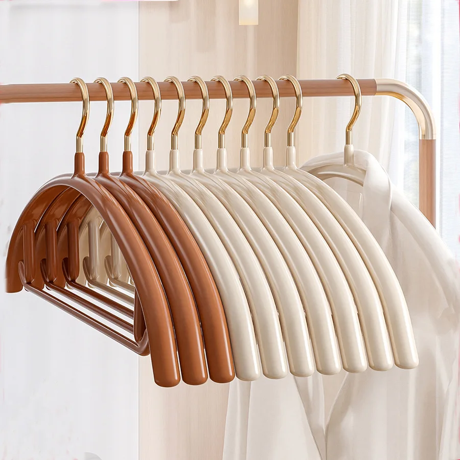 

5pcs/set Household dipping anti slip clothes hanger. Non marking shoulder corner thickened drying rack
