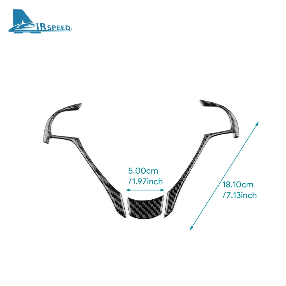 Real Soft Carbon Fiber Sticker for Acura ILX 2013-2017 2018 2019 2020 2021 2022 For RDX 2013-2018 Car Steering Wheel Accessories