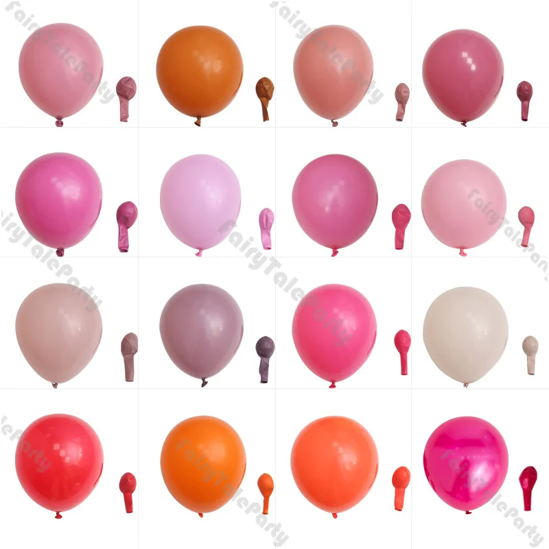 

Pink Orange Purple Balloons Wedding Bride Baby Shower Baptism Christening 5/10/12inch 100pcs Latex Ballon Decorations Supplies