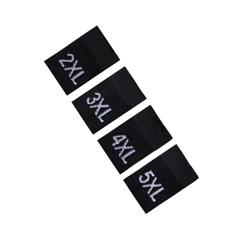 400 PCS White Shirt Clothing Size Label Labels Folded Clothes Name Tags Cut Sew Garments Child