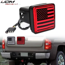 1PC USA Flag-Tail/Brake and Brake Light Reverse Lamp Truck SUV Trailer Class 3/4/5 2-Inch Towing Hitch Receiver For TOYOTA JEEP