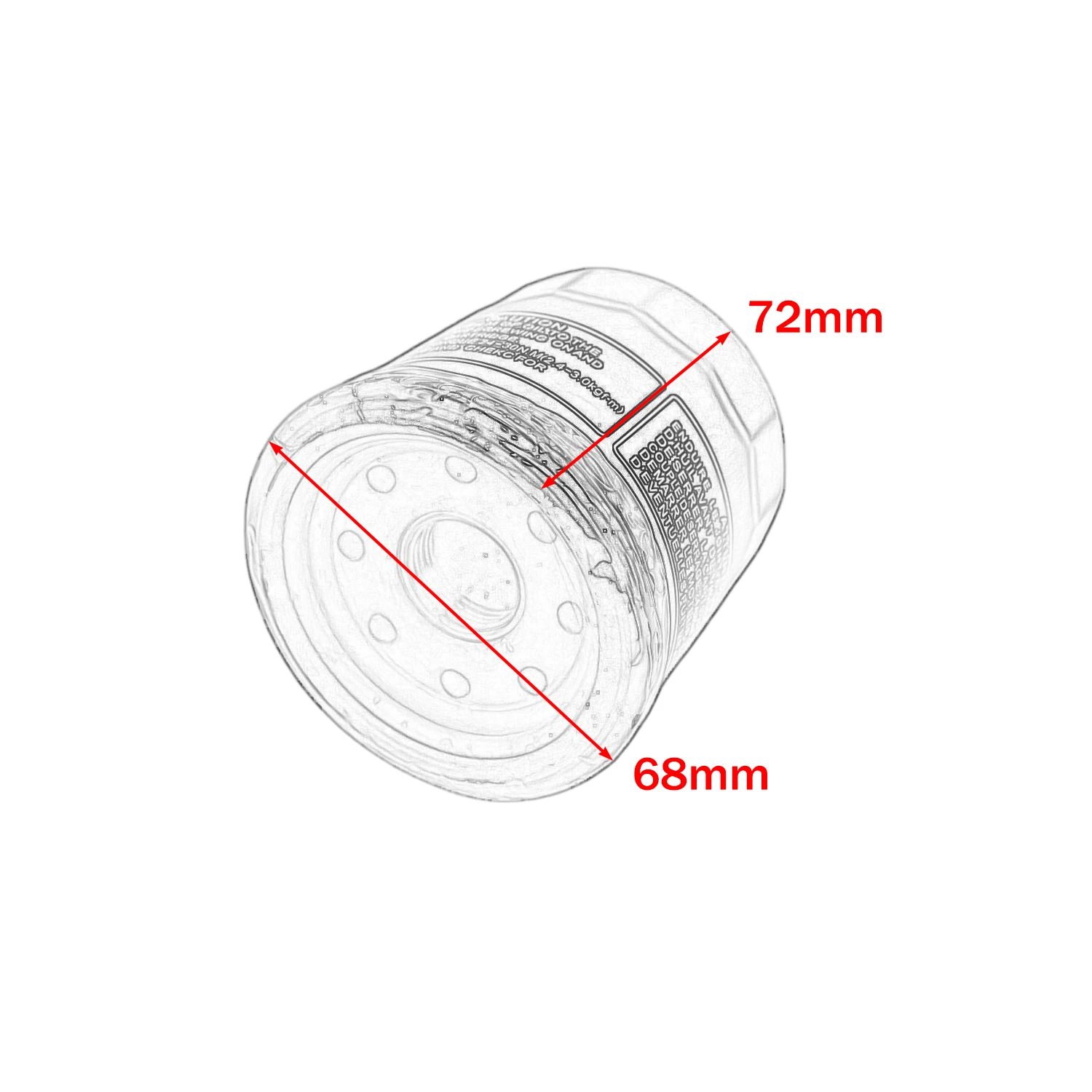 Für HONDA CB1000R CB900F CBF1000F CBF600S CBR1000RR CBR600F CBR600RR CBF600 CBR600 R F RR Motorrad Ölfilter – Detail 8