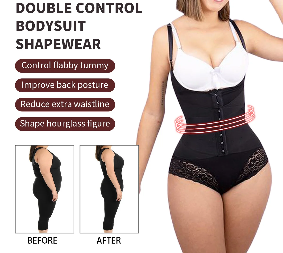 Fajas Colombian Girdles Shapers Women\'s Waist Trainer Compression Shapewear Slimming Corset Tummy Control Weight Loss Products