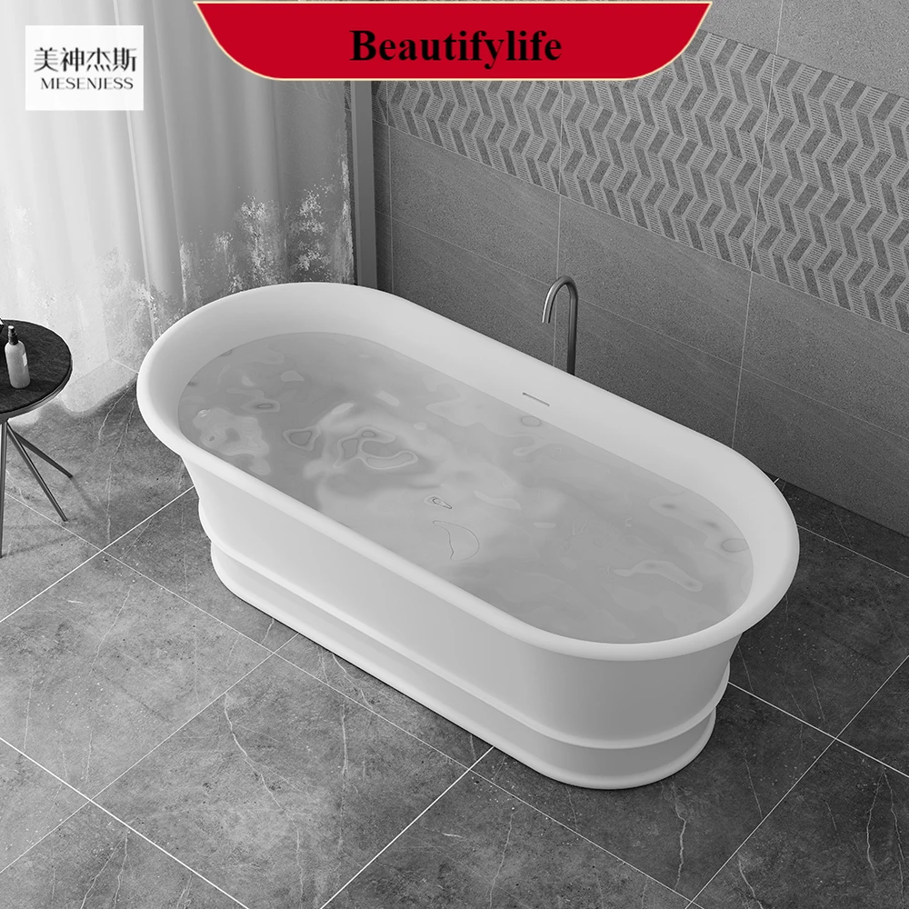 

F56 European 1.7 meters independent hotel villa club pure acrylic double adult household princess bathtub bathtub