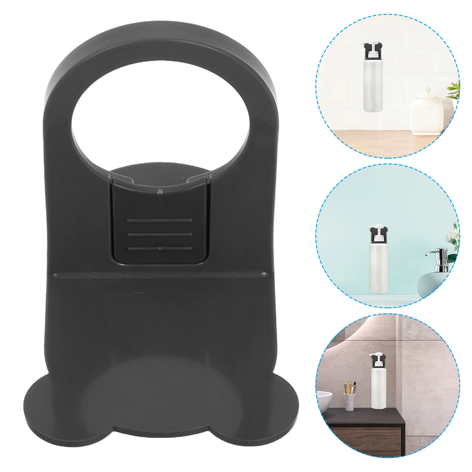 

2PCS Cup Bath Rack Shampoo Holder Wall Mounted Bathroom Storage Plastic Easy Install Shower Gel Bottle ganizer