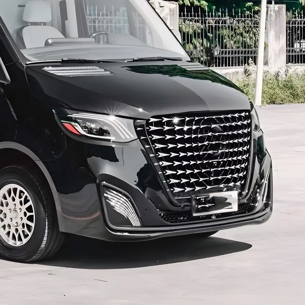 لبنز سبرينتر W907 2018-2023 النسخة الأمريكية مجموعة مصابيح السيارة ترقية LED مايباخ نمط المصباح سيارة التوصيل والتشغيل الملحقات