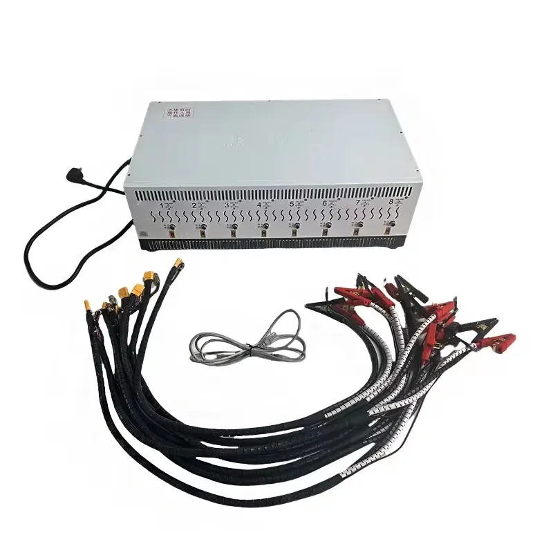 8S/8Channel single cell battery charge/discharge capacity tester/10A battery voltage balancer equalizer