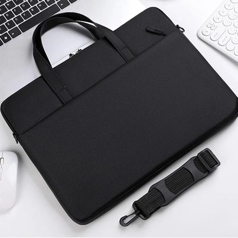 G5AE Laptop Carrying Case with Detachable Shoulder Strap Handle for 13/14/15 Inch Notebooks Waterproof Protective Bag Sleeve
