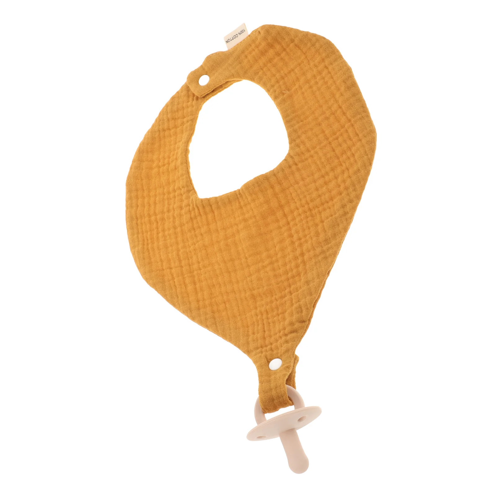 

Baby Bib Cotton Breathable Soft Infant Drooling Teething Feeding Bib Adjustable Snap Button Baby Eating Supplies