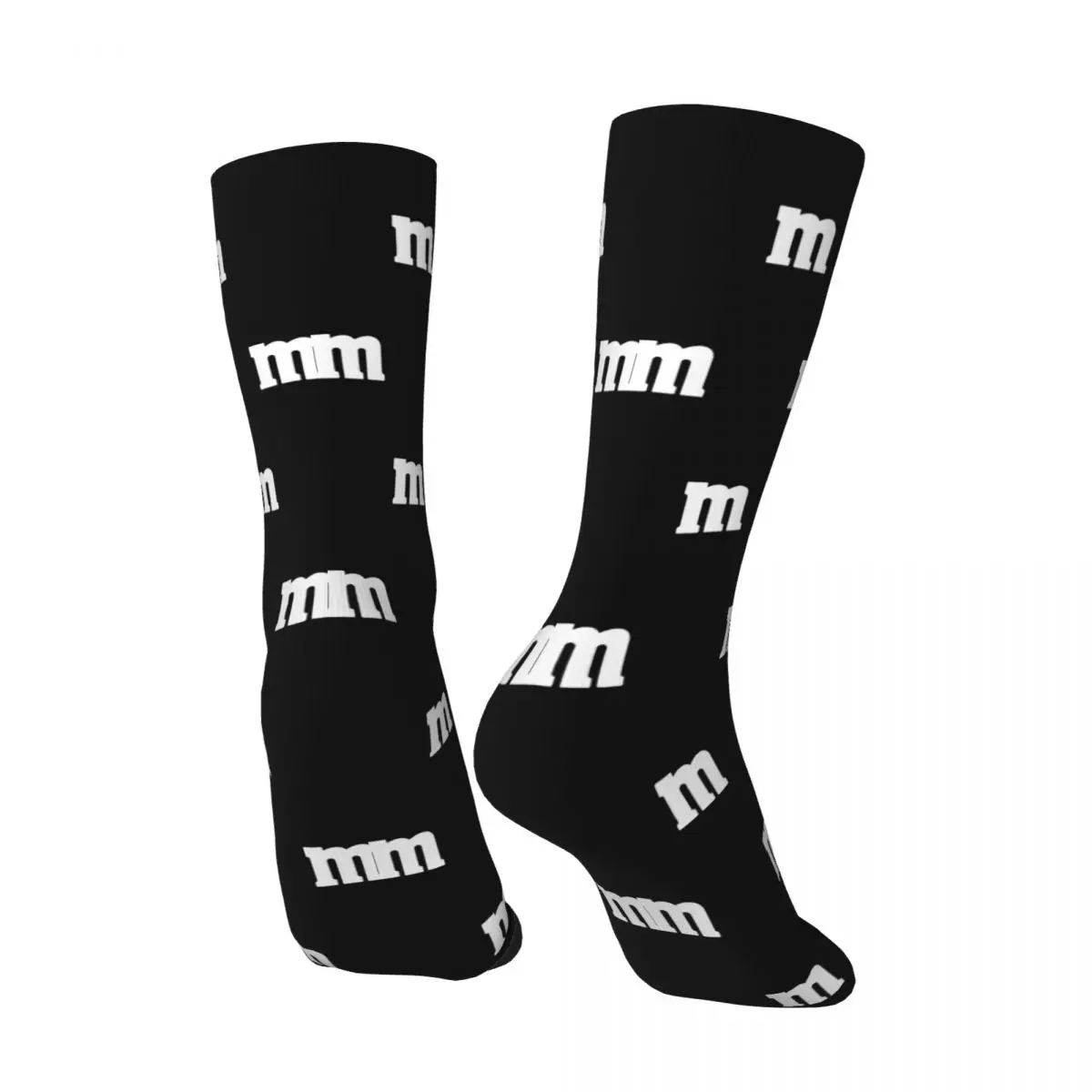 Funny Crazy compression Sock for Men Novelty Hip Hop Harajuku M Chocolate Happy Quality Pattern Printed Boys Crew Sock Casual