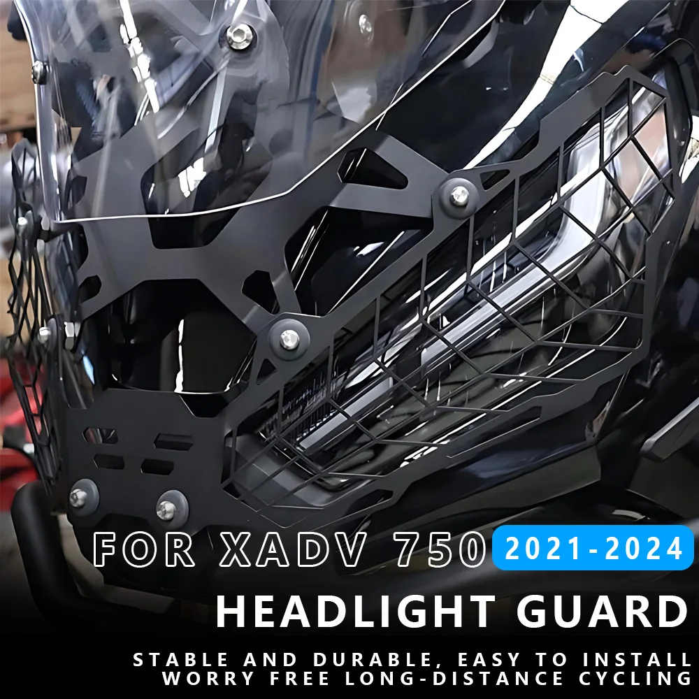 

MTKRACING для HONDA XADV 750 2021-2024 мотоциклетная решетка передней фары, световой щит, сетка, защита