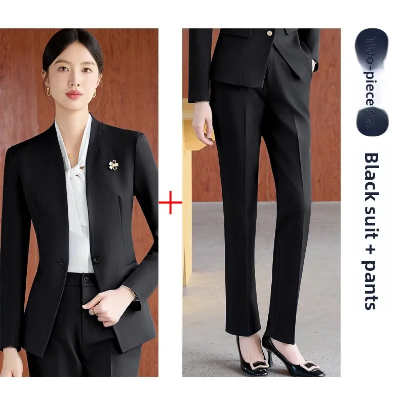 Black suit + pants