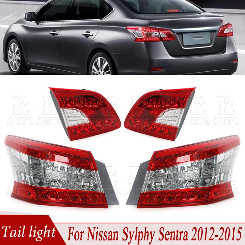 

For Nissan Sylphy Sentra 2012 2015 Tail Light Assembly Taillamp Rear Turn SIgnal Light Brake Lamp Fog Lamp 265553SG0A NI2804100