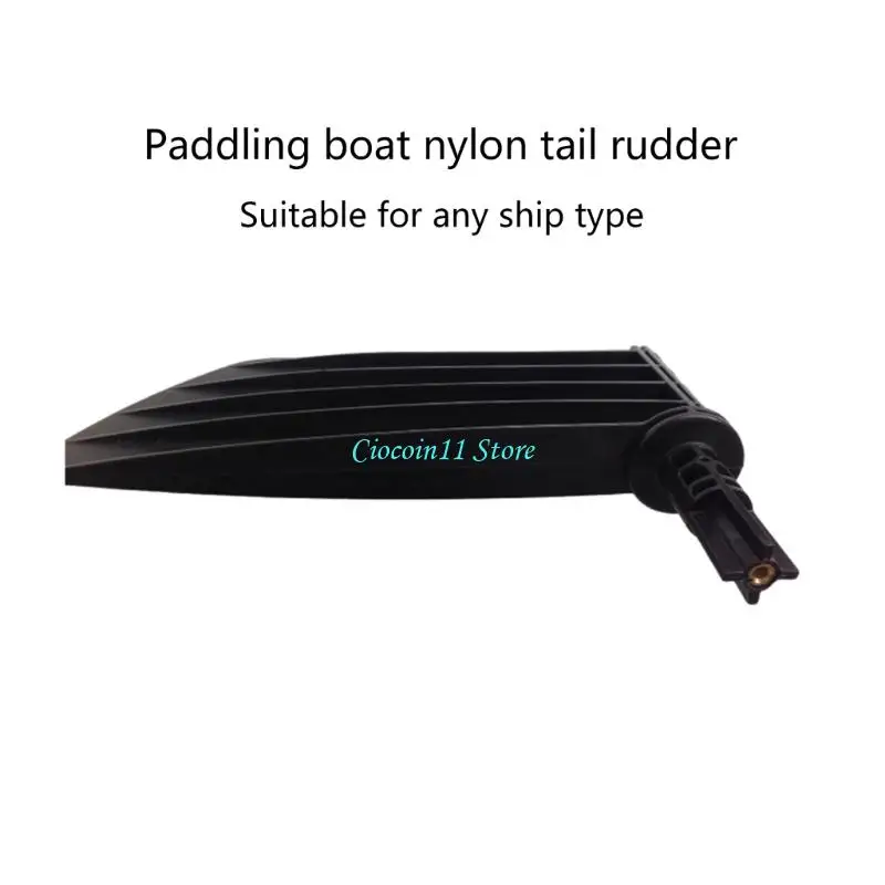 Y1UB Sturdy Nylon Boat Rudder With Hydrodynamic Blade Design For Accurate Steering And Improved Longevity