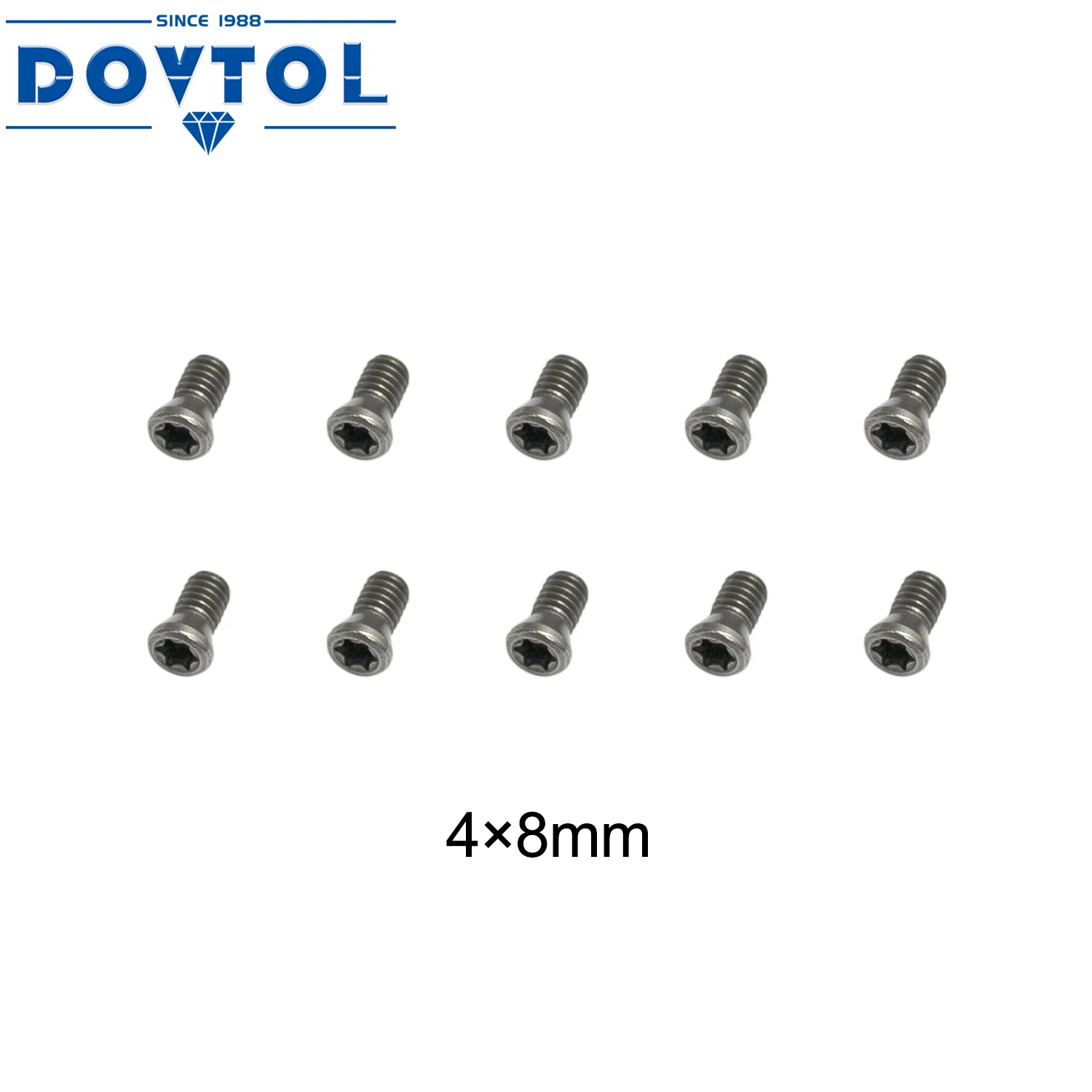 Viti M4x8 Bulloni 10 pezzi per inserti in metallo duro di ricambio per la lavorazione del legno sulla testa di taglio a spirale
