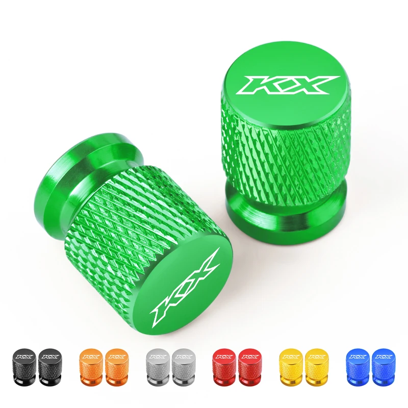 Para kawasaki kx65 kx80 kx85 kx125 kx250 kx250f kx450f motocicleta cnc roda pneu válvula tampa plug kx 65 80 85 125 250 450 f