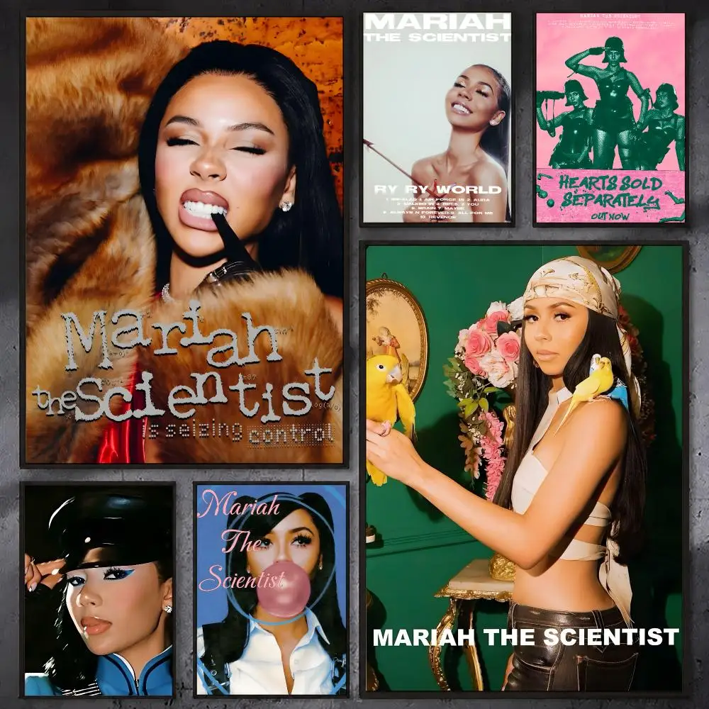 M-Mariah Scientist Hearts Sold Separately Poster HD Quality Wall Art Retro Posters For Home Room Wall Decor Kawaii Room Decor