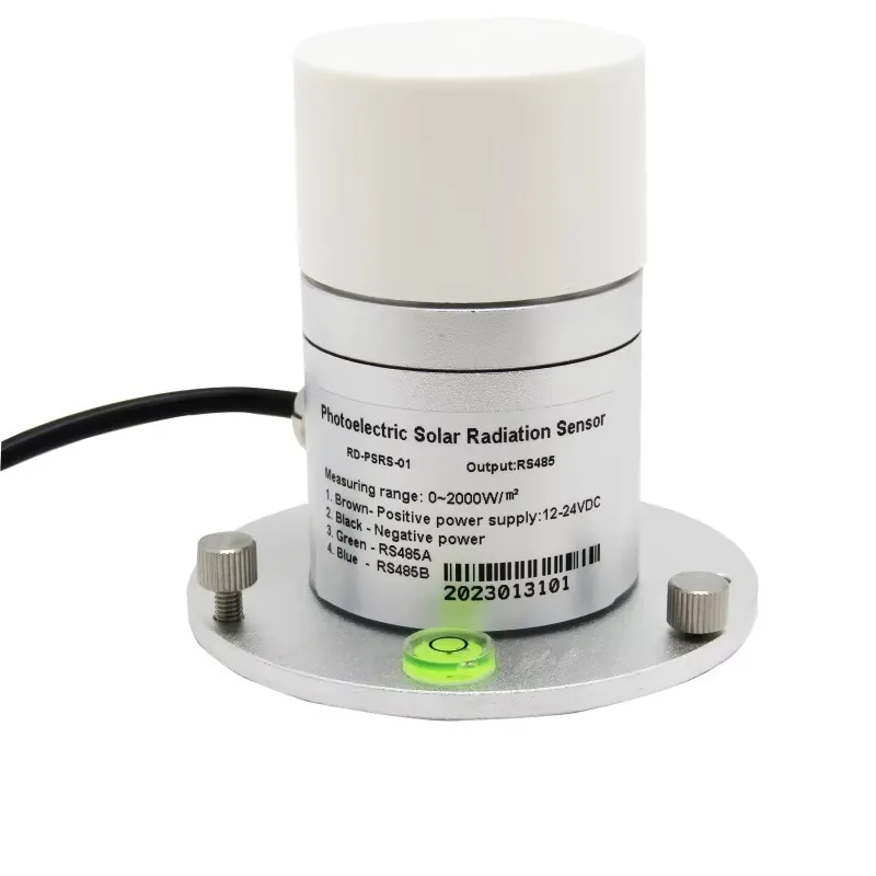 استقرار عالي Rs485 4-20Ma 0-5V 0-10V مخرج محطة طاقة كهروضوئية نظام مراقبة مستشعر الإشعاع الكهروضوئي #5