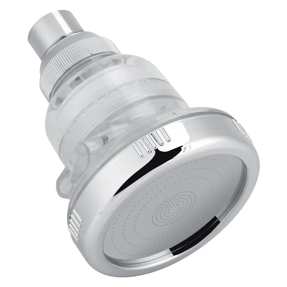 1PC 8cm Panel Overhead Shower Head Filter Element Triple Function 1PC 3 Inch ABS Electroplated Adjustable Booster Head
