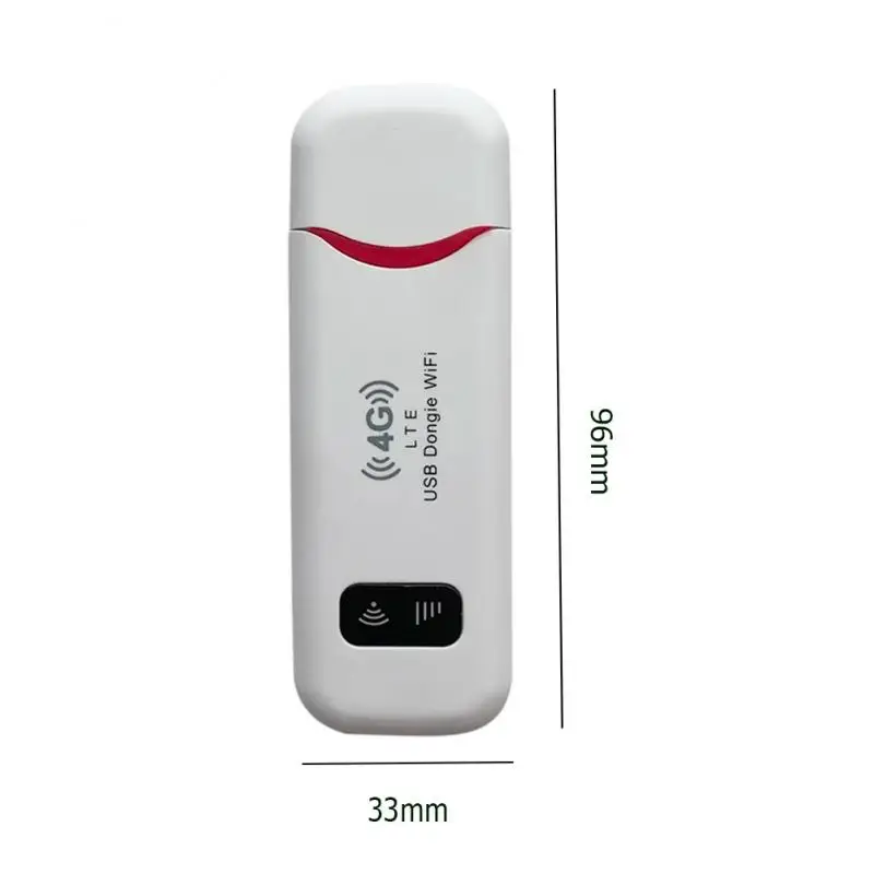 Bezprzewodowy modem USB 4G LTE 150 Mb/s Mobilny modem szerokopasmowy Bezprzewodowy router z kartą SIM 4G Bezprzewodowy adapter WiFi do domu i biura — zdjęcie produktu 7
