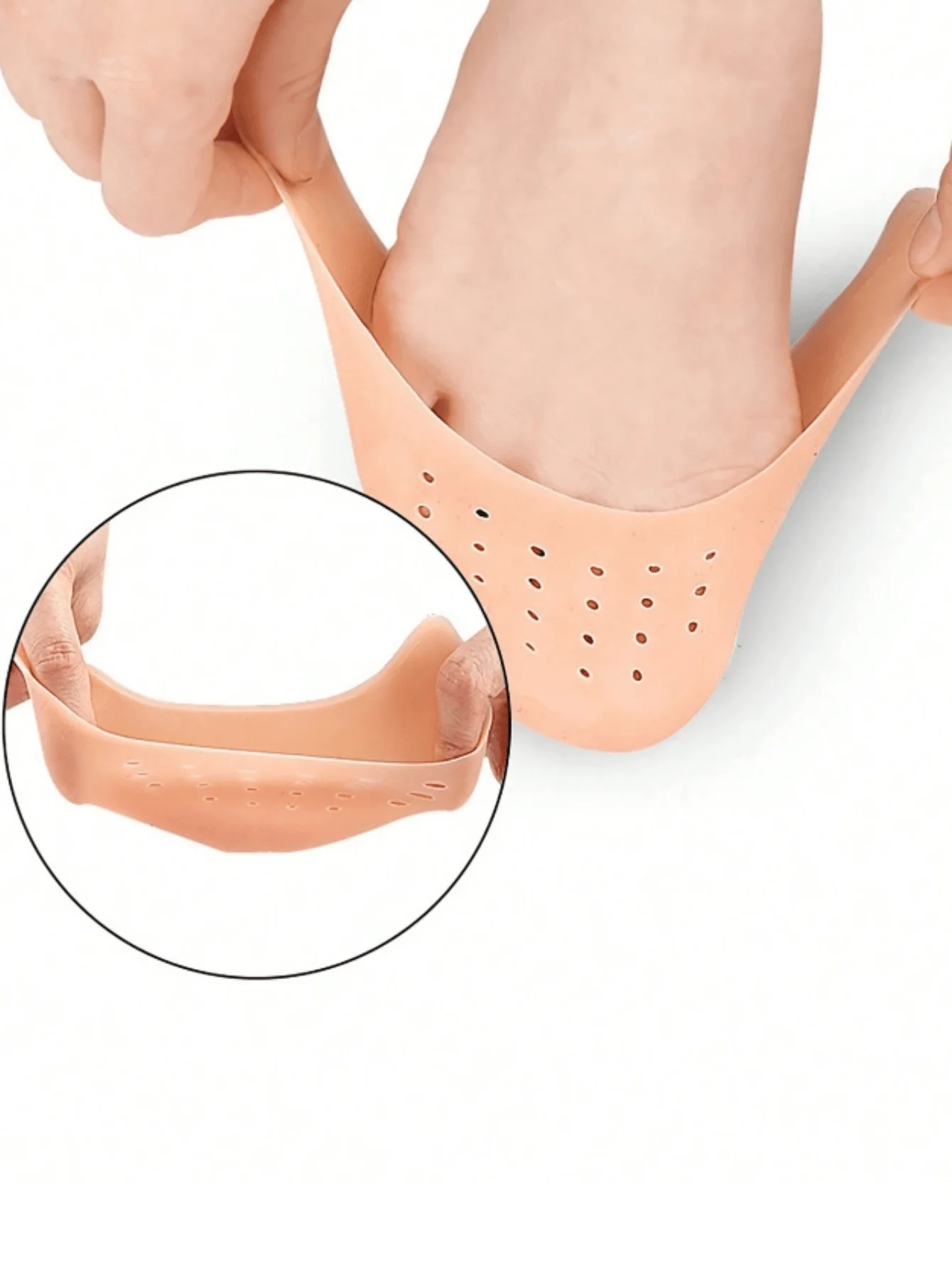2 Pairs of Toe Protectors, Anti-Wear Toe Covers, Silicone Toe Pads for High Heels, Anti-Pain, Non-Abrasive Foot Pads, Big and Small Toe Protectors image 4