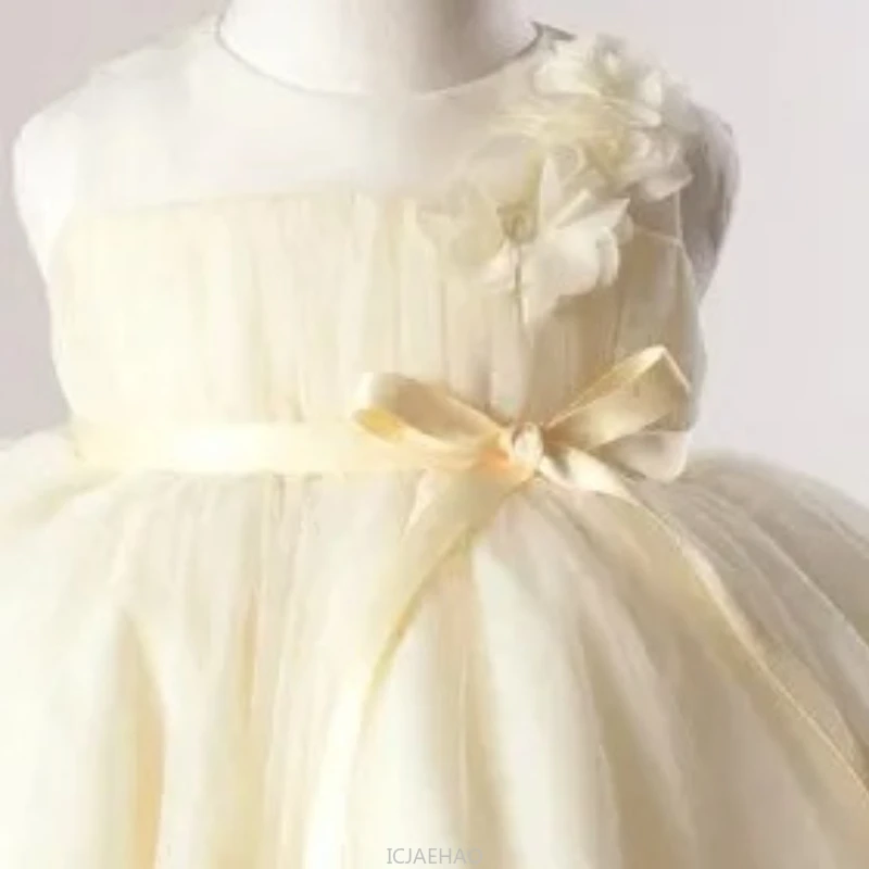 

2025 Flower Girl Wedding DressParty Performance Dresses Kids Clothes Vestido Costume Children's Princess Girl's First Birthday