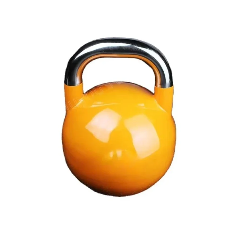 Kettlebell In Ghisa Verniciata, Attrezzatura Essenziale Per Palestra Domestica, Peso Libero Per Allenamenti Fitness Total Body-image