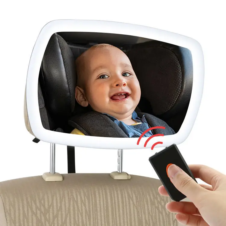 Rearview Mirror Car Rearview Mirror Children's Square Mirror Safety Seat Adjustable Rearview Mirror Car Interior Darling Baby