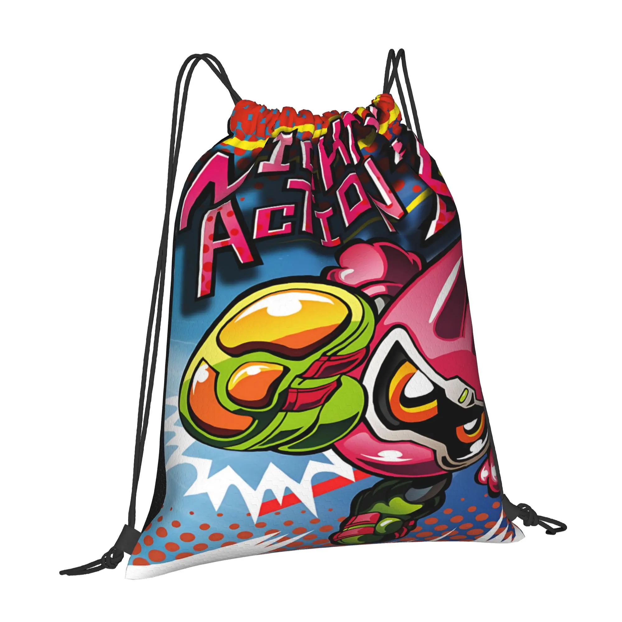 gym Pouch Kamen Rider  Drawstring Bags Travel Unisex Storage Organize Bundle Pocket Rope Bag