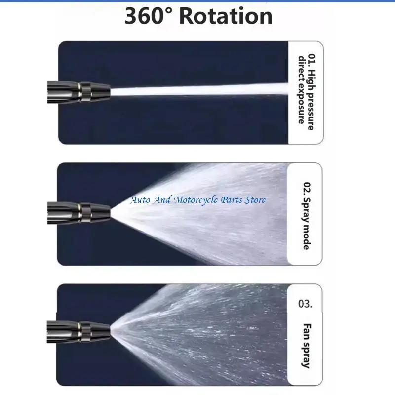 P9FD Ergonomic Car Wash Sprays Nozzle With Strong Pressure Car Wash Sprinkle Nozzle For Garden Cleaning And Watering Plant
