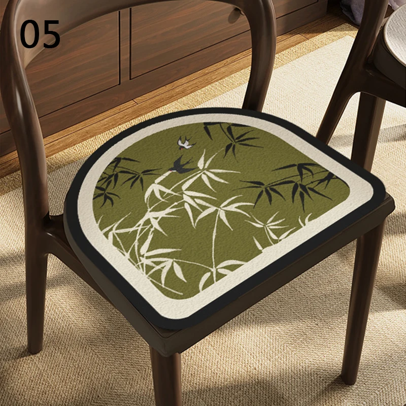 

Chinese Style Chair Cushion Mahogany Stool Seat Pad Anti Slip Floor Tatami Living Room Dining Table Sit Mat Meditation Cushi