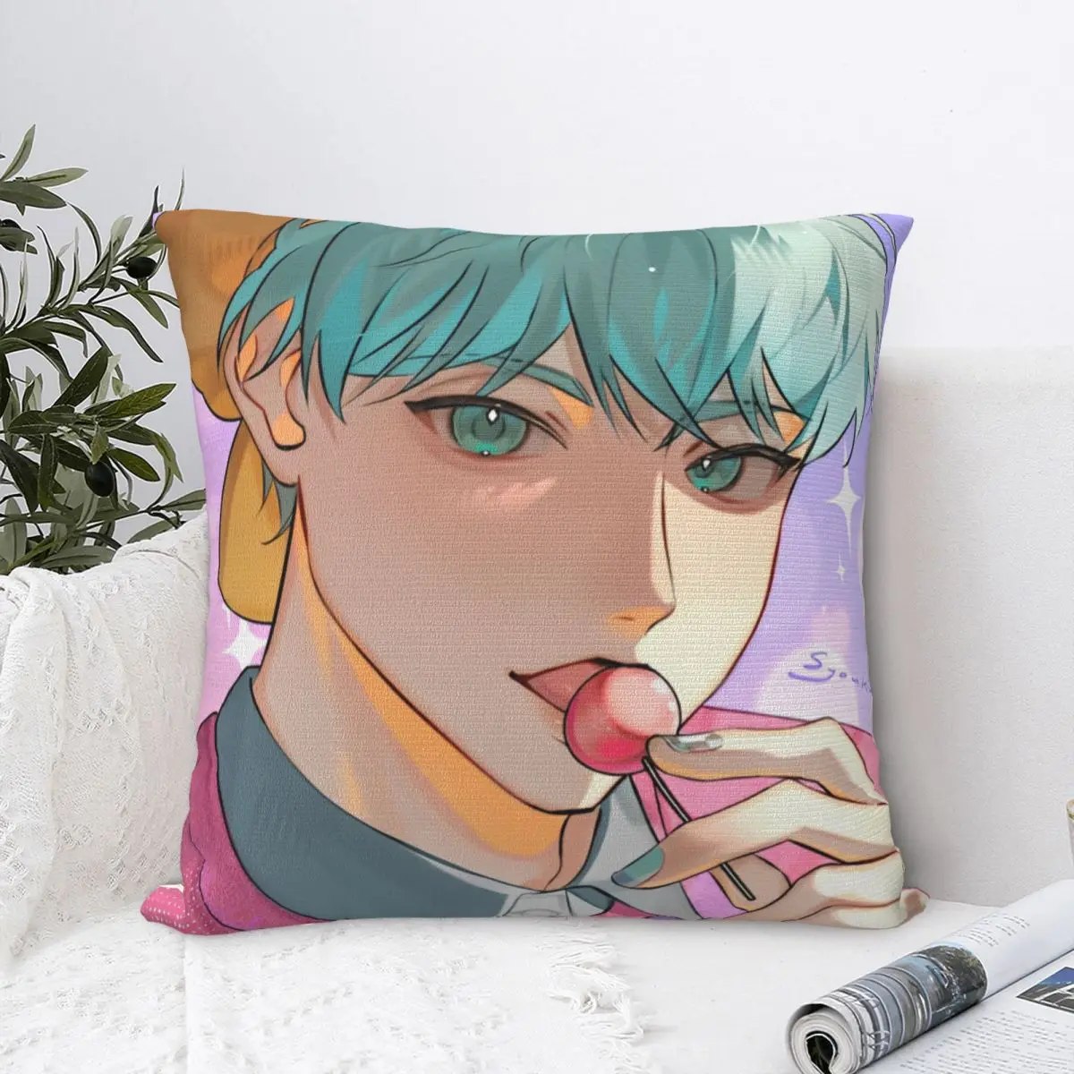 

Kpop Demon Hunters Huntrix Movie Pillow Cover Polyester Pillow Case Cushion Cover Funny Custom Pillowcases For Living Room Chair