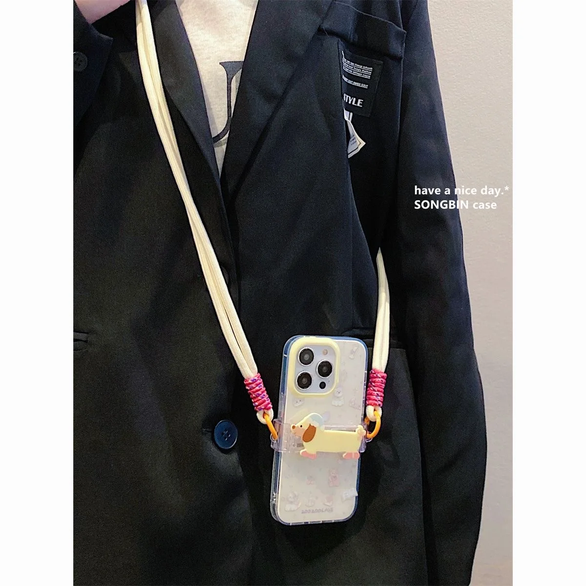 

3 шт., милая сушильная цепочка для телефона с изображением кота, задний зажим, портативная подвесная веревка, универсальный зажим на базе Android Hangi