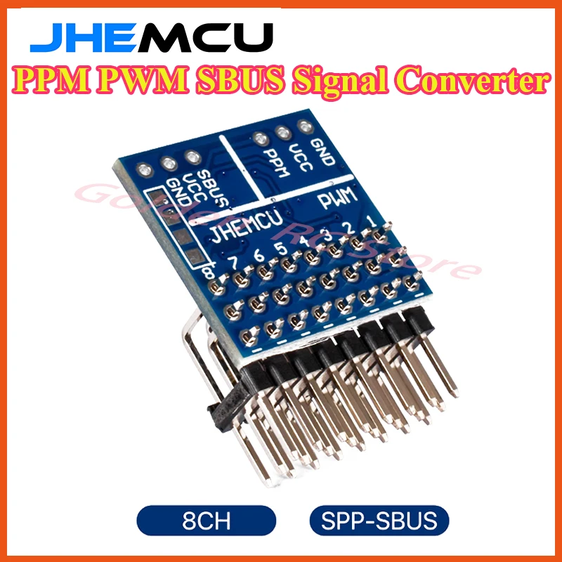 JHEMCU-SPP sbus信号変換器,8ch sppコンバーター,15a 3.3-20v,ppm,pwm