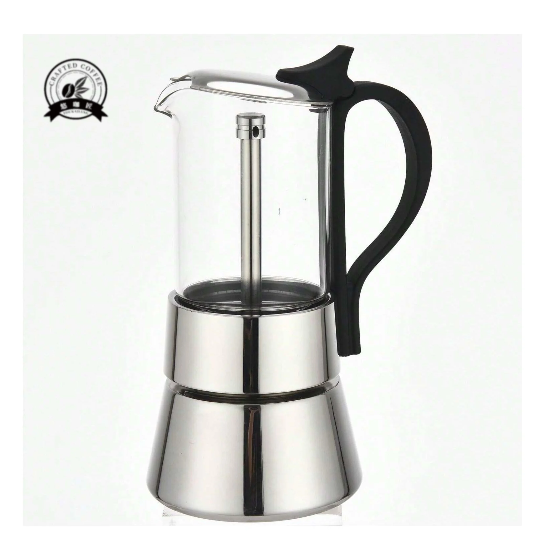 

Прозрачный горшок для мока с 4 чашками: корпус из боросиликатного стекла, прочное основание 430. Использование для дома/офиса/кемпинга. Работает на индукции и газе