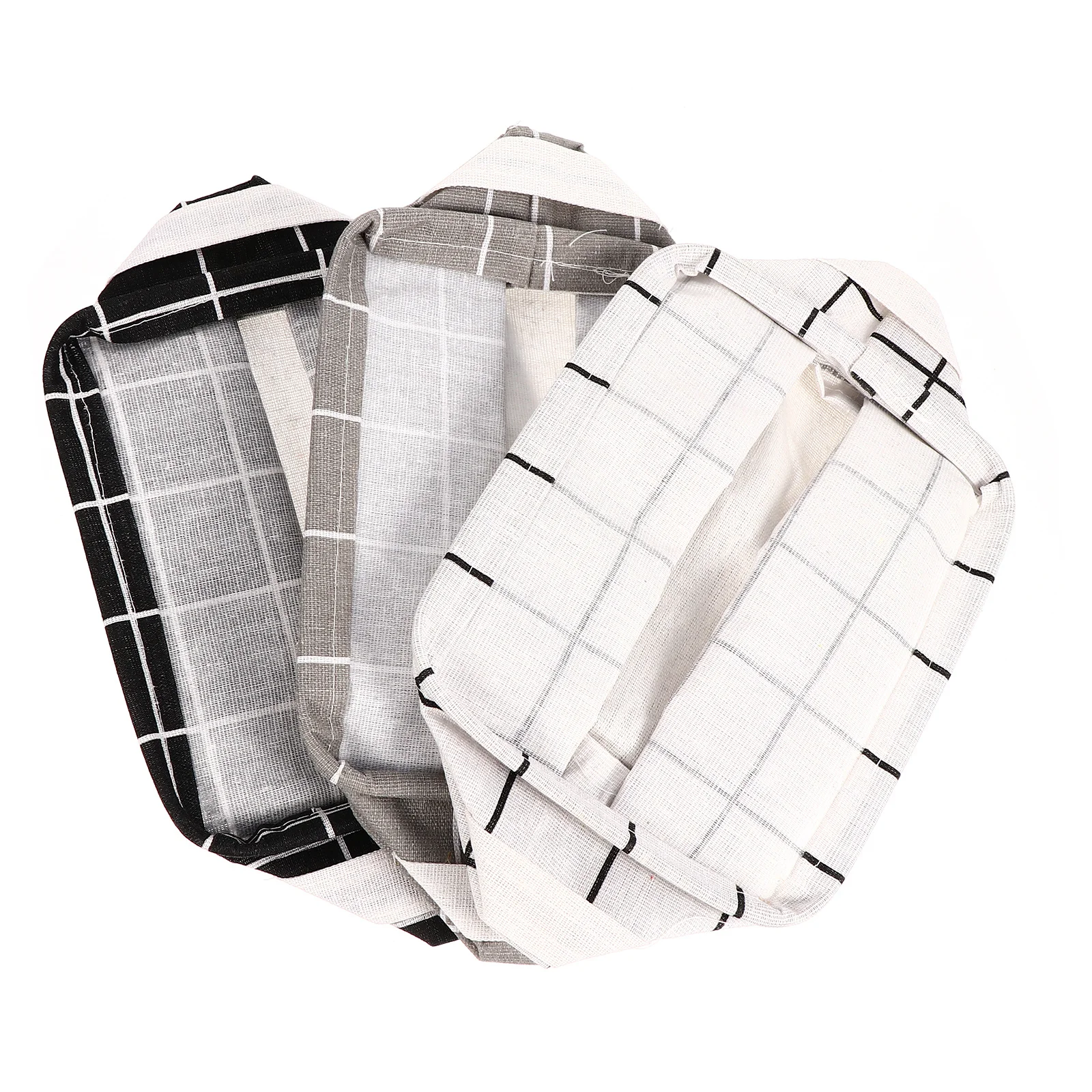 

3Pcs Storage Basket Multi Purpose Laundry Container for Bedroom Living Room Countertop Clothes Sundry Organizer Bin